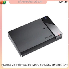 Hộp đựng ổ cứng Box 2.5 inch VEGGIEG Type C 3.0 VGM02 (10Gbps) - Full vat