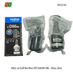 Mực in Brother BT5000K NK – Màu Đen – Hàng nhập khẩu – Full VAT