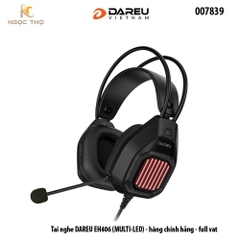 Tai Nghe Gaming DareU EH406 – Giả Lập Âm Thanh 7.1 – Driver 50mm – LED Đa Màu – USB – Hàng Chính Hãng – Full VAT