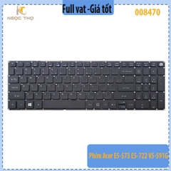Phím Acer E5-573 E5-722 V5-591G mầu đen có nút nguồn ZIN