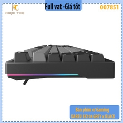 Bàn phím cơ Gaming DAREU EK104 GREY x BLACK - hàng chính hãng - full vat