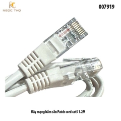 Dây mạng bấm sẵn Cat5e 1.2m – Đúc sẵn 2 đầu RJ45 – Cắm là dùng