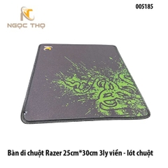 Bàn di chuột Razer 25×30cm – Dày 3mm – Viền bo 360° – Lót chuột cao cấp – Full VAT
