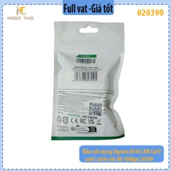 Đầu nối mạng Ugreen RJ45 LAN Cat7 / Cat6 / Cat5e 10Gbps (20390) – Chính hãng – Full VAT