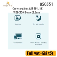 Camera giám sát IP TP-LINK, VIGI C420I Dome (2.8mm)