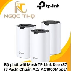 Bộ Phát Wi-Fi Mesh TP-Link Deco S7 (3-Pack) – Chuẩn AC1900Mbps – 3 Ăng-ten Ngầm – Hỗ Trợ Dưới 100 thiết bị