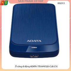 Ổ cứng di động ADATA 1TB AHV320-CLB - Ổ cứng cắm ngoài di động ADATA 1TB AHV320-CLB - Hàng chính hãng - Full vat