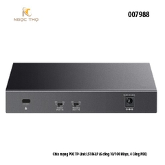Chia mạng POE TP-Link LS106LP – 4 cổng 10/100Mbps + 2 Uplink – Switch PoE TP-Link LS106LP - chính hãng - full vat
