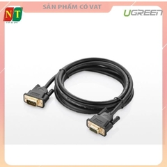 Cáp cổng Com Rs232 9 chân Male sang Com 9 chân Female (9M/9F) dài 2m chính hãng Ugreen 20146 cao cấp