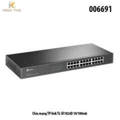 Switch TP-Link SF1024D – Bộ Chia Mạng TPlink 24 Cổng 10/100Mbps – Dạng Rack 19 inch – Plug & Play – Chính Hãng