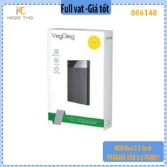 Hộp đựng ổ cứng VEGGIEG USB 3.0 VGM01 (5Gbps) - HDD Box 2.5 inch VEGGIEG USB 3.0 VGM01 (5Gbps) - Full Vat