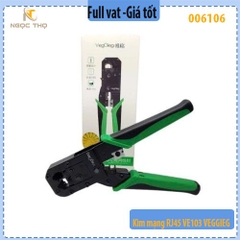 Kìm bấm mạng Veggieg V-E103 – VE103  Bấm / tuốt / cắt RJ45 / RJ11 / RJ12 – Thép tôi cứng – Full VAT