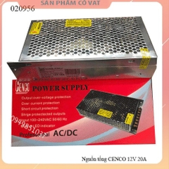 Nguồn tổng 12V 20A Supply - full vat