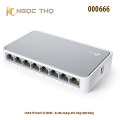 Switch TP-Link TL-SF1008D – Bộ Chia Mạng TP-link  8 Cổng 10/100Mbps – Vỏ Nhựa – Plug & Play – Hàng Chính Hãng