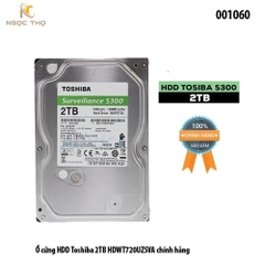 Ổ Cứng HDD Toshiba 2TB – SATA III 3.5" – 5400/7200rpm – Chính Hãng – Full VAT