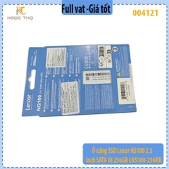 Ổ cứng SSD 2.5" Sata III Lexar 256GB_LNS100-256RB - Hàng chính hãng - Full vat