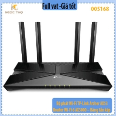Bộ phát Wi-Fi TP-Link Archer AX53 – Router Wi-Fi 6 AX3000 – Băng tần kép – Gigabit MU-MIMO – EasyMesh – Chính hãng