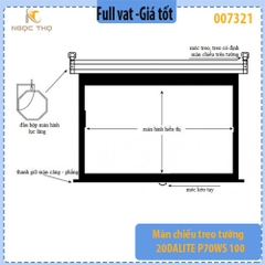 Màn chiếu treo tường DALITE P70WS 100” ( 70x70 | 178×178cm) – Kéo tay – Tỷ lệ 1:1 – Chính hãng – Full VAT