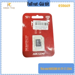 Thẻ Nhớ HIKSEMI 256GB HS-TF-C1 – Class 10 U1, Tốc Độ Cao, Dùng Cho Camera Wifi, Chính Hãng