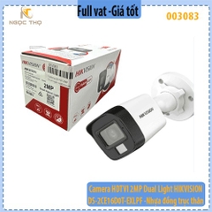 Camera HDTVI 2MP Dual Light HIKVISION DS-2CE16D0T-EXLPF – Hàng Chính Hãng – Full VAT