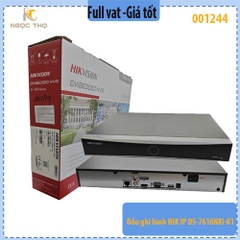 Đầu Ghi Camera IP Hikvision DS-7616NXI-K1 – 16 Kênh – Hỗ Trợ 1 Ổ Cứng 10TB – AI Thông Minh – Chính Hãng – Full VAT