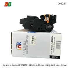 Hộp mực in StarInk HP CF287A (041) - 87A – Có lỗ đổ mực – Hàng chính hiệu – Full VAT