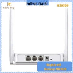Bộ phát wifi Mercusys MW302R tốc độ 300Mbps, phù hợp cho gia đình