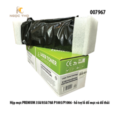 Hộp Mực Premium 35A – Tương Thích HP CB435A /  CB436A / CE285A / 325 – HP P1005 / P1006 / P1102 / M1212 / M1132