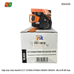 Hộp Mực Màu Starink CF500A / CF400A / CRG045 / CRG054 – Black – Có Lỗ Đổ Mực – Tích Hợp Chíp 202A– chính hiệu Full VAT