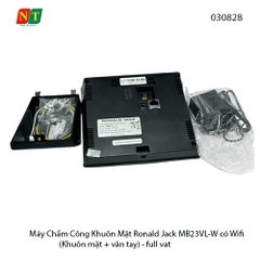 Máy Chấm Công Khuôn Mặt Ronald Jack MB23VL-W – Nhận Diện Khuôn Mặt & Vân Tay – Hỗ Trợ Wifi  (Hỗ trợ cài đặt ultraview)