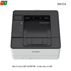 Máy in laser đen trắng Canon LBP243DW nhập khẩu  – A4 / A5, In đảo mặt, USB, WiFi  - full vat
