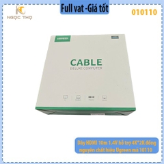Dây HDMI 10m 1.4V Ugreen 10110 – Hỗ Trợ 4K*2K – Đồng Nguyên Chất – Hàng Chính Hãng – Full VAT