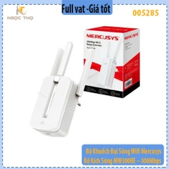 Bộ Khuếch Đại Sóng Wifi Mercusys – Bộ Kích Sóng MW300RE – 300Mbps – Chính Hãng – Full VAT