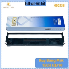 Combo 10 Ruy Băng Mực TECH LQ310 / LQ-310 / LX-310 – Kích Thước 12.7mm x 14m – Màu Đen – Chính Hiệu – Full VAT