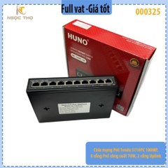 Chia mạng PoE HUNO HN-1008P-GE 8 cổng - 1000MB - Switch POE HUNO HN-1008P-GE - chính hãng - full vat