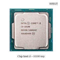Chip CPU Intel Core i3-10100 (Tray) – 4 Nhân 8 Luồng – Up to 4.3GHz – Socket 1200 – Hỗ Trợ Main H410/H510