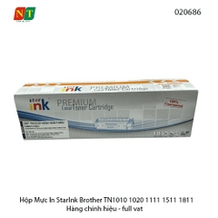 Hộp Mực In StarInk Brother TN1010 / 1020 / 1035 / 1040 / 1095 / LT201 – Chính Hiệu – Có Lỗ Đổ Mực – Full VAT
