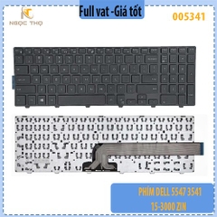 Bàn phím laptop dell  5547 3541 15-3000 ZIN - Keyboard Dell Inspiron 15-5547 / 3541 / 15-3000 Series (ZIN, có khung)