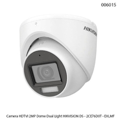Camera Hikvision DS-2CE76D0T-EXLMF – Dome HDTVI 2MP – Smart Hybrid Light – Vỏ kim loại – IR 20m – Chính hãng – Full VAT