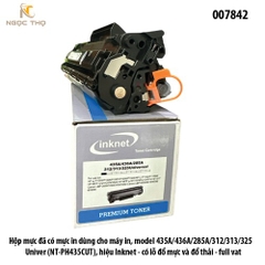 Hộp Mực In Inknet HP CB435A / CB436A / CE285A / Canon CRG-325 – Tương Thích 35A / 85A – Có Lỗ Đổ Mực & Xả Thải