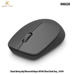 Chuột không dây Bluetooth Rapoo M100 Silent Dark Grey_18199 - hàng chính hãng - full vat
