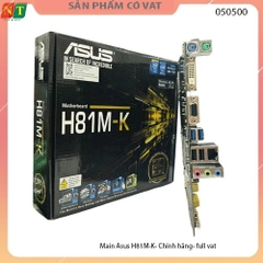 Main Asus H81M-K- Chính hãng- full vat
