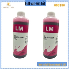 Mực in full InTeck 1L – Màu đỏ nhạt - LM - dùng cho máy in phun Epson - Chính hiệu Inteck- Full vat