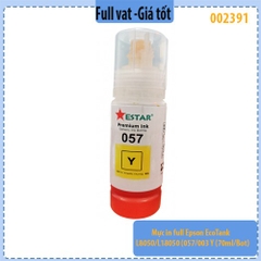 Mực in full Epson EcoTank L8050/L18050 (057/003 Y) – Yellow – 70ml/chai – Chính hiệu Estar – Full VAT