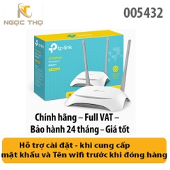 Bộ Phát WiFi TP-Link WR840N – Router WiFi Chuẩn N 300Mbps – 2 Ăng-ten Ngoài – Chính Hãng - có hỗ trợ cài đặt - full vat