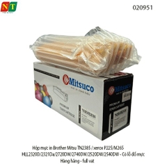 Hộp mực Brother Mitsuco TN-2385 / TN-2325 – Dùng cho HL-L2320D, DCP-L2540DW, MFC-L2700DW – Chính hiệu – Full VAT