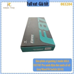 Bàn phím cơ AULA F87 / F87 Pro (8510) – 3 Mode (Type-C / 2.4G / Bluetooth) – Keycap PBT Double-Shot – LED RGB - full vat