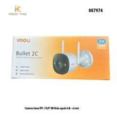 Camera Wi-Fi ngoài trời IMOU IPC-F32P (Bullet 2C 3MP) – 3MP 1296p, IR 30m, AI phát hiện người, IP67 – Chính hãng