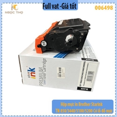 Hộp mực in Brother Starink TN 850 / 3440 / 5100 / 5200 có lỗ đổ mực - Hàng chính hiệu - full vat