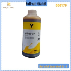 Bộ mực in full inteck 1L dùng cho máy in Epson – 6 màu Y / BK / M / C / LM / LC – Chính hiệu inteck – Full VAT